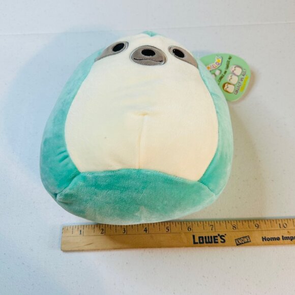 Squishmallows Aqua The Sloth Plush Toy Kellytoy 2019 stuffed animal 8 inch - Picture 7 of 12